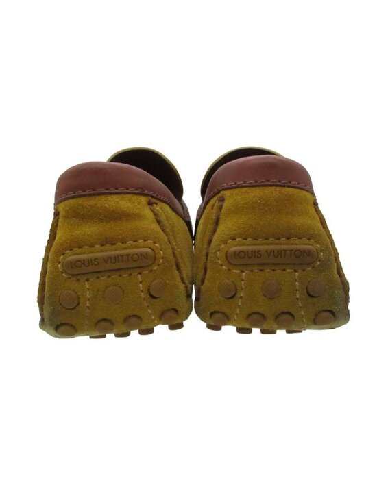 Louis Vuitton Loafers Hockenheim Line LV Logo Bit Driving Shoes Slip on Yellow main image 8